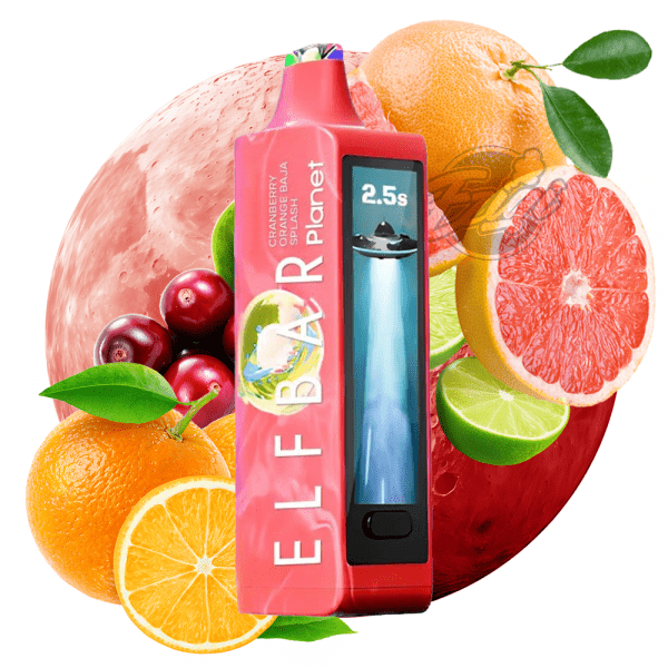 ELF BAR PLANET - CRANBERRY ORANGE BAJA SPLASH