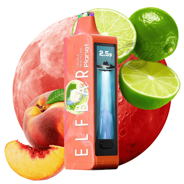 ELF BAR PLANET - DOUBLE PEACH LIME