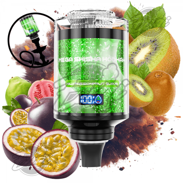 JNR MEGA SHISHA HOOKAH - KIWI PASSIONFRUIT GUAVA